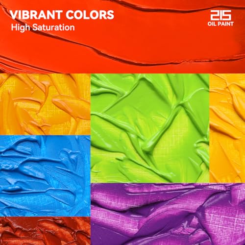 Paul Rubens Oil Paint, 20 Basic Colors*170 ml Large Professional Tubes | Oil Based Paint with High Saturation, Creamy Texture, and Consistency,Art Supplies for Artists, Students, Beginners - color: 20 colors*170ml-B