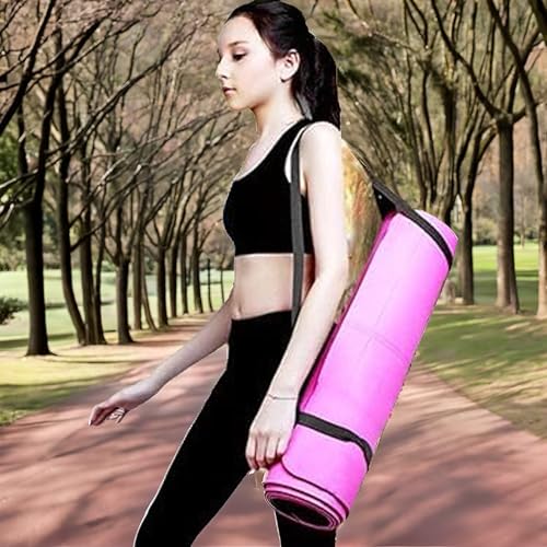 Yoga Mat Straps For Carrying - Yoga Mat Elastic Straps,Adjustable Yoga Carrying Strap Holder Straps,Exercise Mat Carrier Strap,Weight Loss Fitness Binding Rope,Exercise and Fitness Accessories