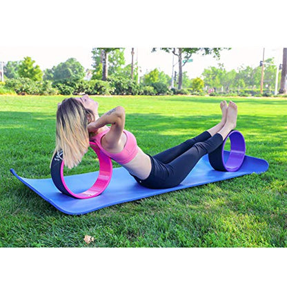 LOKATSE Home All Purpose Thick Yoga Mat with Carrying Strap High Density - color: Blue