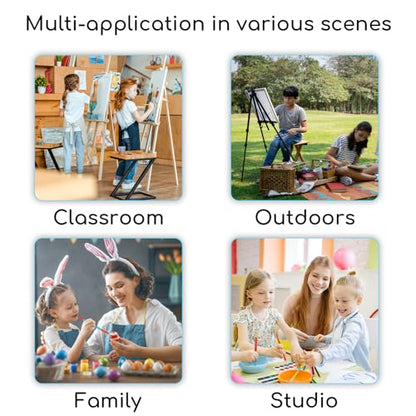 MEEDEN Paint Brushes Set for Kids: Brush Set for Toddlers 5 Pcs | Round Flat & Fan Kids Paint Brush Set for Preschool - Paintbrushes for Acrylic & Washable - Paint Art Supplies for Painters - size: 5 pcs