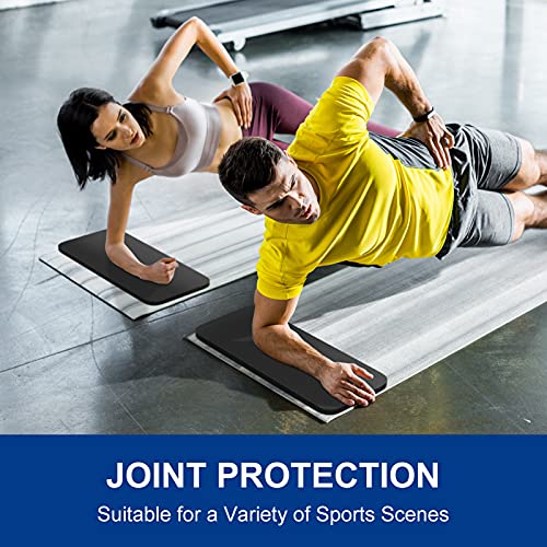 MRO Yoga Knee Pad Cushion –Premium Exercise Knee Pad - Eliminate Pain During Home Workout - Extra Padding & Support for Knees, Wrists, Elbows - Complements Your Yoga Mat 24''X10''X0.6'' - color: 2 PACK