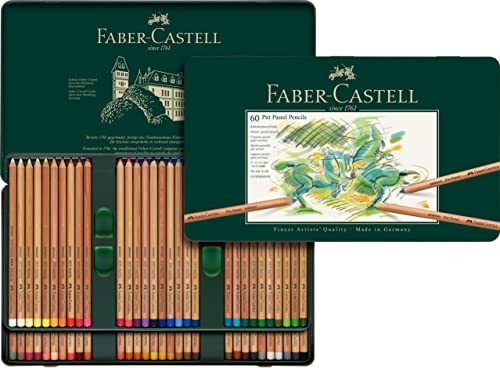 Faber-Castell Pitt® Pastel Pencils - Tin of 60