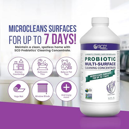 SCD Probiotics Cleaning Concentrate Lavender, Plant-based Cleaner – 3 Pack - size: 17 Fl Oz (Pack of 3)