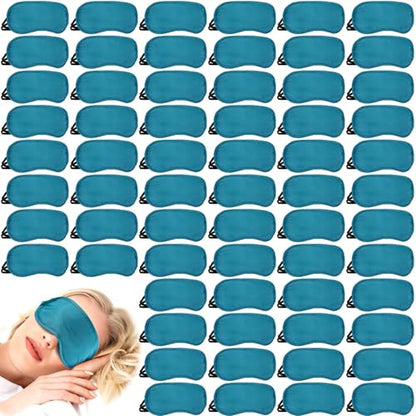 Tarpop 200 Pcs Eye Masks Adjustable Sleeping Mask, Lake Blue - color: Lake Blue