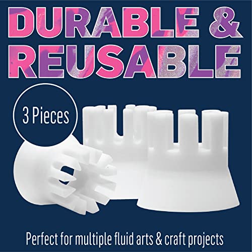 FolkArt Drizzle Tool Set, 3 Pack Slotted Strainer Tool Set Perfect for Fluid Paint Pouring Arts and Crafts Projects, 50419 - style: Slotted Strainer Tool