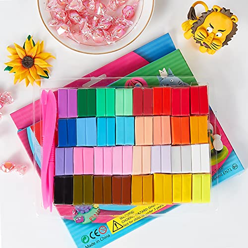 CiaraQ Polymer Clay Kit, Mini Modeling Clay Set | for Kids/Beginners/Artist, 32 Colors - color: 32 Colors