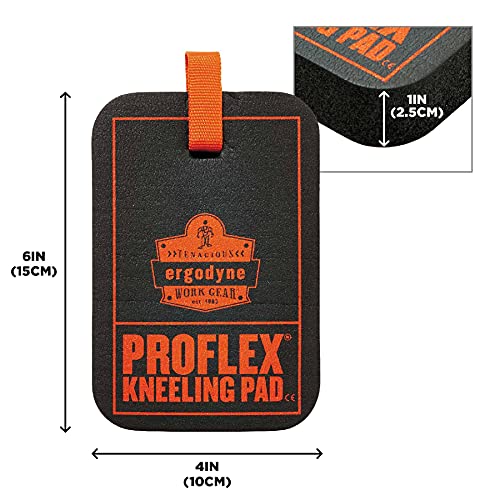 Ergodyne - 18365 ProFlex 365 Mini Kneeling Pad, 4" x 6" x 1", Black - style: Pad