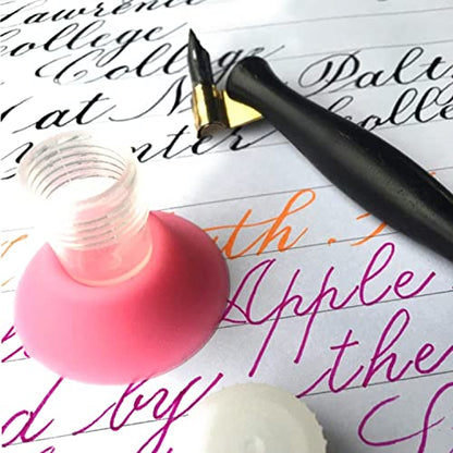 Dinky Dip Ink Well 3-Pack Inkwell for Dip Pen for Drawing Calligraphy Ink Holder