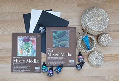 Strathmore Mixed Media Vellum Paper Pad 9"X12"-15 Sheets -62462109, White - color: White, size: 9 x 12 inches