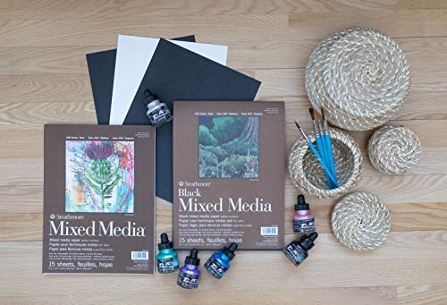 Strathmore Mixed Media Vellum Paper Pad 9"X12"-15 Sheets -62462109, White - color: White, size: 9 x 12 inches