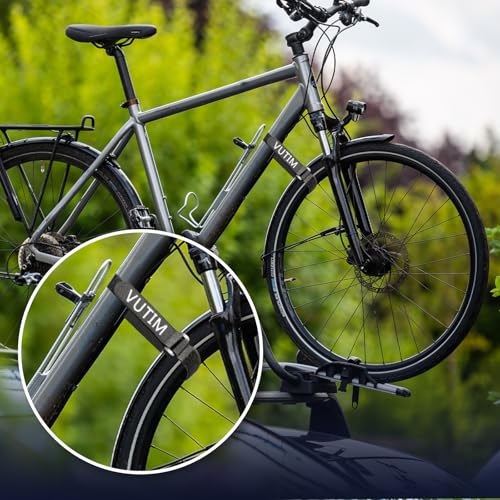 4PCS Bike Rack Strap, Bike Rack Accessory,Adjustable Wheel Securing Straps, Non-Slip Fixed Bike Wheel, Suitable for Camping Equipment, Yoga Mats, Binding Sport Bottle Bicycles, Curtains