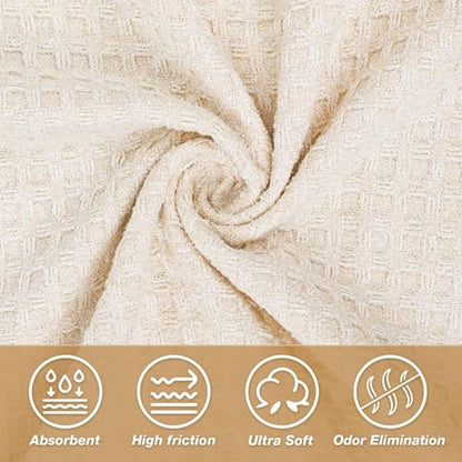Hot Yoga Mat Towel, Non-Slip Microfiber 24x72in - color: Beige, size: 24 inch X 72 inch
