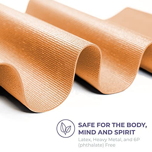 Voyage 5mm Studio Yoga Mats, 4 Pack, 72x24in - color: Orange