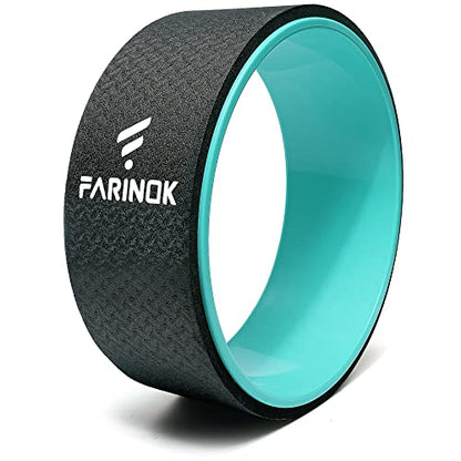 Yoga Wheel for Back Pain Relief, Back Roller Wheel with Extra Cushion | Wider & Thickest Foam, Stretches and Strengthens Core Muscles - style: SINGLE 13''