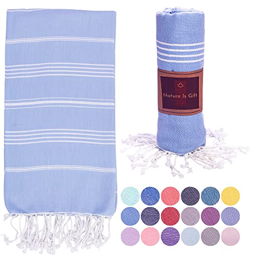 Turkish Beach Towel | 100% Cotton, Prewashed, 38 x 70 Inches | Quick Dry, Sand Free, Lightweight | Large Bath Towel for Beach, Pool, Bathroom, SPA, Gym, Yoga and Beach Blanket (Easter Egg) - color: Small Easter Egg