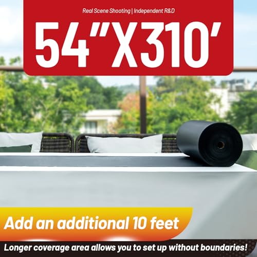 Plastic Tablecloth Roll, 310 Ft x 54 In Plastic Table Cloth Disposable | Black Tablecloth Roll Premium PEVA Waterproof Black Plastic Table Cover Rolls with Cutter for Banquets, Festivals, Parties - color: Black, size: 3720" x 54" (Rectangular)