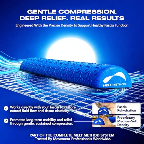 MELT 36-Inch Half Foam Roller Spinal Support Balance Training
