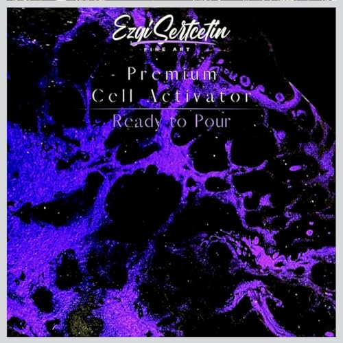 Premium Cell Activator | Ready to Pour | Create Perfect and Unique Cells in Your Painting Works | 4oz by Volume (Rouge Red) - color: Rouge Red