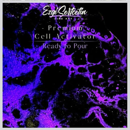 Premium Cell Activator | Ready to Pour | Create Perfect and Unique Cells in Your Painting Works | 4oz by Volume (Rouge Red) - color: Rouge Red