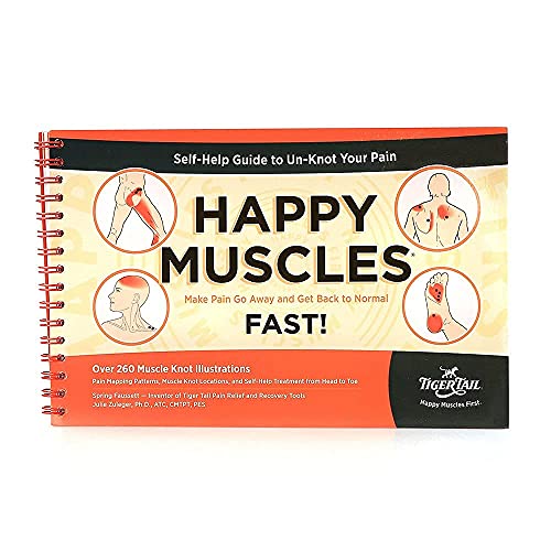 Tiger Tail Bundle: Stretchy Tiger 80” Stretch/Yoga Strap + Happy Muscles Book