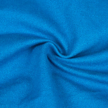 Cotton yoga mat bag with Pockets and Adjustable Strap - Full Zip Cargo Yoga Mat Carrier Bag - Bag for 1/4" 1/3" Thick Yoga Mat - color: Blue, size: L