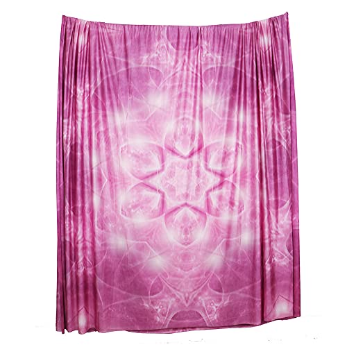 Aerial Yoga Hammock Aerial Pilates Silk Yoga Swing Set Inversion Equipment include daisy Chain, Pose Guide 5.5 yards - color: Stone flower