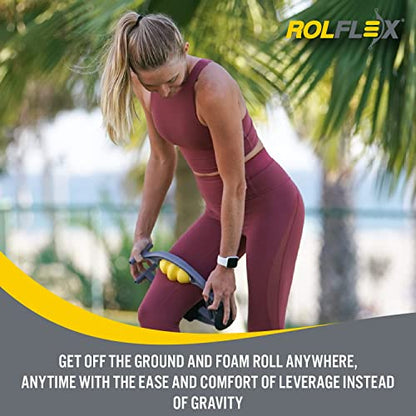 Rolflex Arm & Leg Massager Roller – Muscle Roller to Address Golfer’s Elbow - style: Rolflex