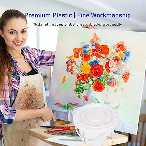 Paint Brush Cleaner Washer All-in-One Palette and Brush Holder