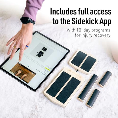 SIDEKICK AxisBoard Rehab & Training System | Balance Board & Physical Therapy Manual for Foot and Ankle Rehab | Recover from Sprains, Plantar Fasciitis, Achilles Pain