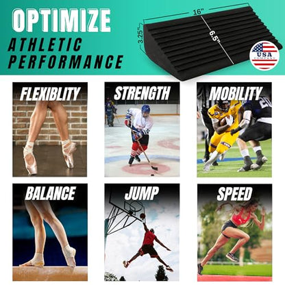 Slant Board for Calf Stretching | Balance Board Calf Stretcher for Plantar Fasciitis Relief,Achilles Tendonitis Reliefs,Shin Splint Relief,Squat Wedge