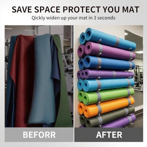 Yoga Mat Carrier Strap, Adjustable Thick Straps Sling for Carrying Large Mats, Stretching Band - color: 1pc Slap Band Grey