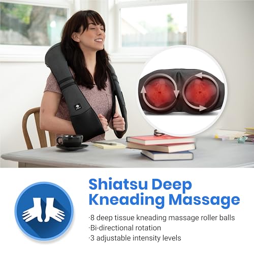 Etekcity FSA Eligible Cordless Neck Massager for Pain Relief Deep Tissue - color: Grey