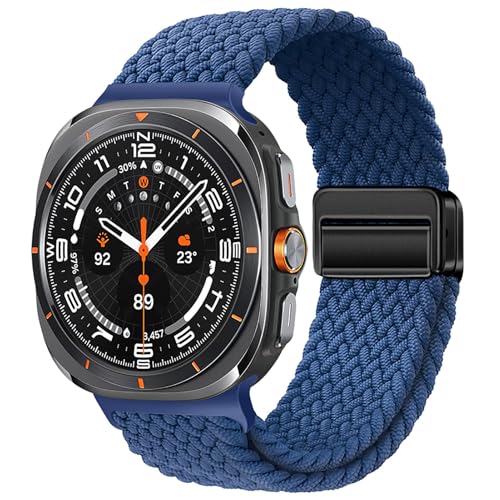 Sport Magnetic Band Compatible with Samsung Galaxy Watch Ultra 2/Ultra 47mm - color: Atlantic Blue, size: for Galaxy Watch Ultra 2 1/Ultra(2025)