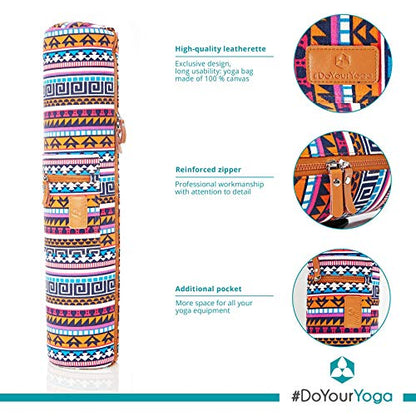 #DoYourYoga Full-Zip Exercise Yoga Mat Carry Bag with Multi-Functional Storage Pockets »Sunita« - color: Maya