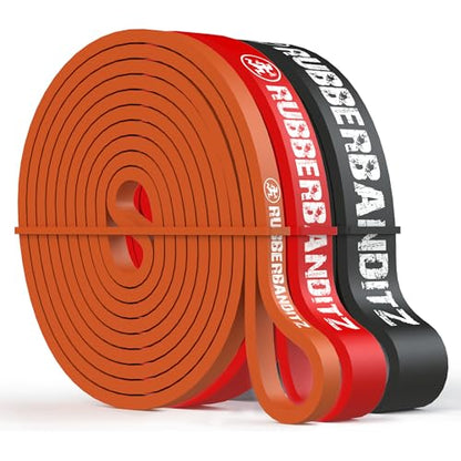 Rubberbanditz Resistance Bands Workout Kit | Exercise Bands, Door Anchor, Handles, Carry Bag, Straps | Resistance Training, Physical Therapy - color: 1.5 lbs (0.7 kg) Standard Package