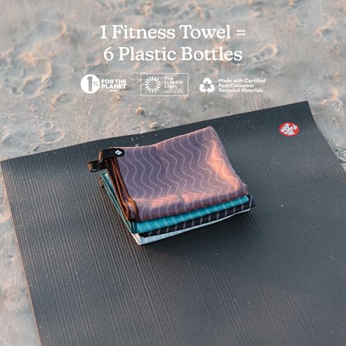 Nomadix Fitness Towel- Microterry Quick-Dry Gym & Yoga Sweat Towel, Odor-Resistant, Ultra Absorbent, Sand & Pet Hair-Resistant, Recycled Material, 30″×16″- Regenerative Black- Regenerative Burgundy - color: Regenerative Burgundy