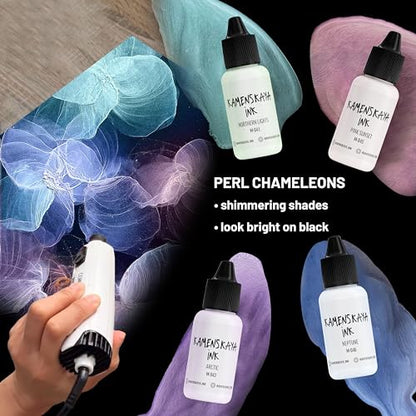 Kamenskaya Alcohol Ink Set with Alcohol Ink Blending Solution