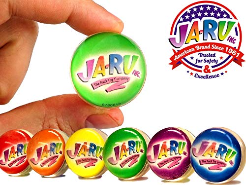 JA-RU Light Up Rubber Spike Balls Fidget Toy (4 Pk) 695-4p | Flashing Lights Bouncing Sensory Ball for Kids. Bulk Fidget Toy, Plus 1 Bouncy Ball. - size: 4 Pack