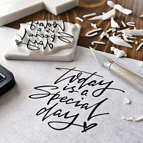 Onwon 100 Pieces Versatile Hobby Blades #11 Replacement Carbon Steel Art Blades for Craft Hobby Knife, DIY Paper Fabric Plastic Wood Cutting Tool for Art Cutting Carving Sculpture Trimming Scrapbooks