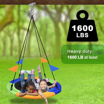 BeneLabel 2 Pack Stainless Steel 180 Swing Hooks, Heavy Duty 1000 LB Capacity, 4 Screws & 4 Expansion Bolts for Wooden & Concrete, Ceiling Mount for Hammock, Porch, Yoga, Punching Bag - color: 180° Swing(2 Pack)