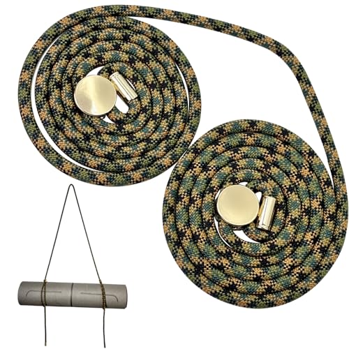 DAOSUN Yoga Mat Strap - 8MM Adjustable Paracord Carrier for Carrying Yoga Mats, Camping Pads & Blankets (Strap Only) - color: Camouflage
