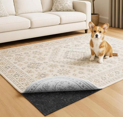 Warmstar 8x10 FT Non Slip Rug Pad,100% Waterproof Felt Rug Pad,1/8" Thick - size: 8' x 10' (Rectangular), style: 1/8" Thick