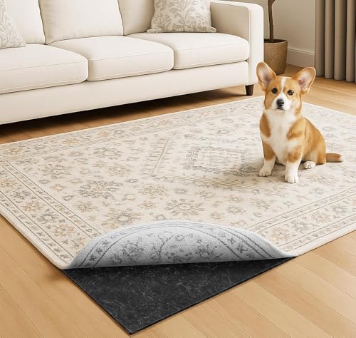 Warmstar 8x10 FT Non Slip Rug Pad,100% Waterproof Felt Rug Pad,1/8" Thick - size: 8' x 10' (Rectangular), style: 1/8" Thick