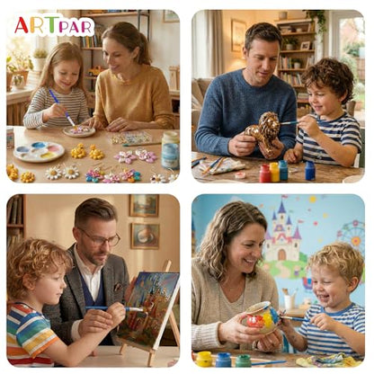 ARTPAR Air Dry Clay Glaze - 100ml Air Dry Clay Varnish ,High-Gloss | Waterproof Prevents Cracking and Resists Scratches; Suitable for Polymer Clay and Pottery Ceramics, Oil Paintings, and Wood