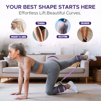 Pilates Ring Kit for Women, Pilates Equipment Accessories, Home Workout Set with Magic Circle, Mini Exercise Ball, Ankle Resistance Bands & Yoga Socks, for Fitness, Toning & Better Me Gifts - size: 10 Count(Pack of 1)
