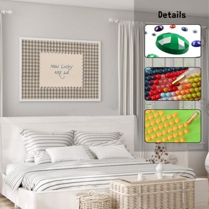 GUMITOON Diamond Art Kits for Adults-Full Drill Diamond Dots Paintings for Beginners, Round 5D Paint with Diamonds Pictures Gem Art Painting Kits DIY Crafts Kits 12"x16" QCY-168 - color: QCY-168