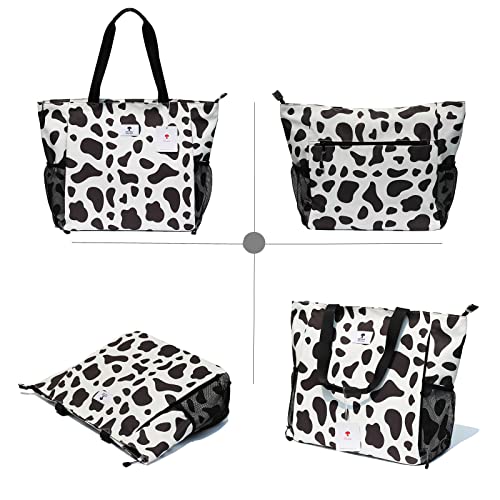 ESVAN Yoga Mat Bag Yoga Tote Carrier Shoulder Bag Carryall Tote for Office,Yoga,Pilates,Travel,Beach and Gym - color: L