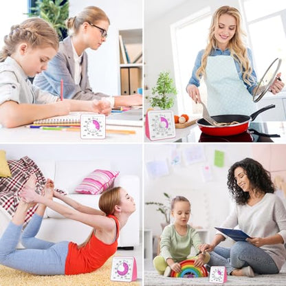 60-Minute Visual Timer for Kids, Management Classroom Timer, Pink | Classroom, Home Edition Study Visual Timer - Silent Countdown Timer for Toddlers, Kids, Teachers and Adults - color: Pink