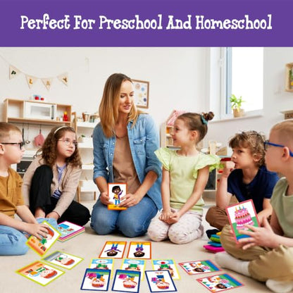 3-Scene Sequencing Cards, 72 PCS Order and Logic Card for Kids - style: 3-Scene