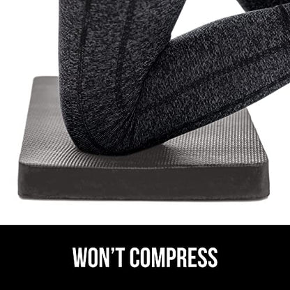 GORILLA GRIP® Extra Thick Foam Kneeling Pad for Gardening, 17.5x11 Charcoal - color: Charcoal